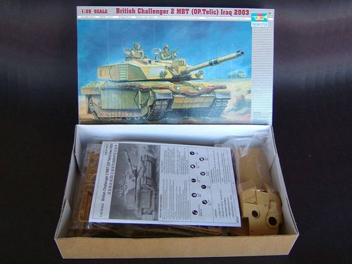 British Challenger 2 MBT (Op.Telic) Iraq 2003 - 1/35 Scale - Trumpeter - TRU00323