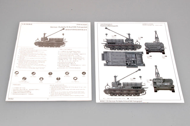 PzKpfw IV Ausf D/E Fahrgestell - 1/35 Scale - Trumpeter - TRU00362