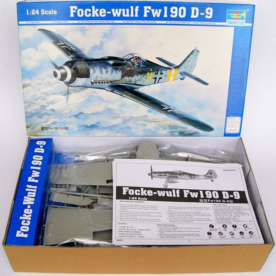 Focke Wulf FW190 D-9 - 1/24 Scale - Trumpeter - TRU02411