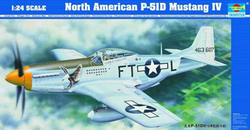 N.A. P-51D Mustang IV - 1/24 Scale - Trumpeter - TRU02401