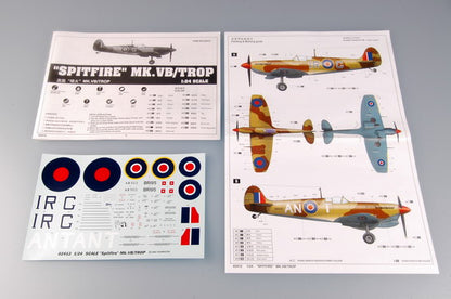 Spitfire Mk.VB/TROP - 1/24 Scale - Trumpeter - TRU02412