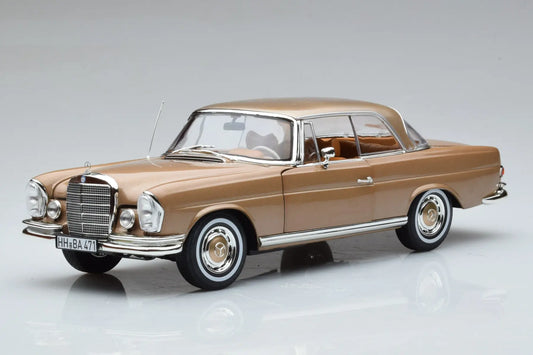 MERCEDES-BENZ 250 SE COUPE GOLD METALLIC 1969 1/18 Scale NOREV MTDNOR183759