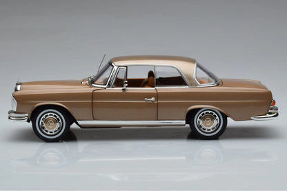 MERCEDES-BENZ 250 SE COUPE GOLD METALLIC 1969 1/18 Scale NOREV MTDNOR183759
