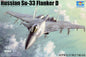 Russian SU-33 Flanker D - 1/72 Scale - Trumpeter - TRU01667