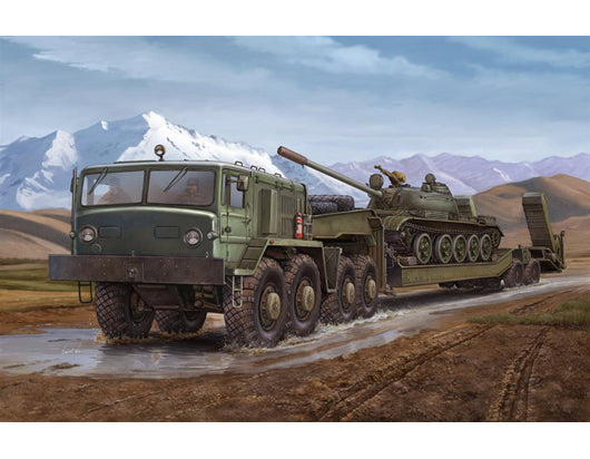 MAZ-537G intermediate type with MAZ/ChMZASP 5247G semi-trailer - 1/35 Scale - Trumpeter - TRU00211