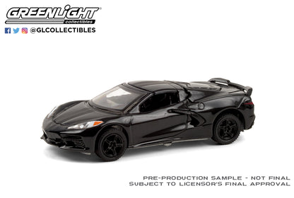 Chev Corvette C8 Stingray Black Bandit S 24 6 off 2020 - 1/64 Scale - Greenlight - GR28050-F