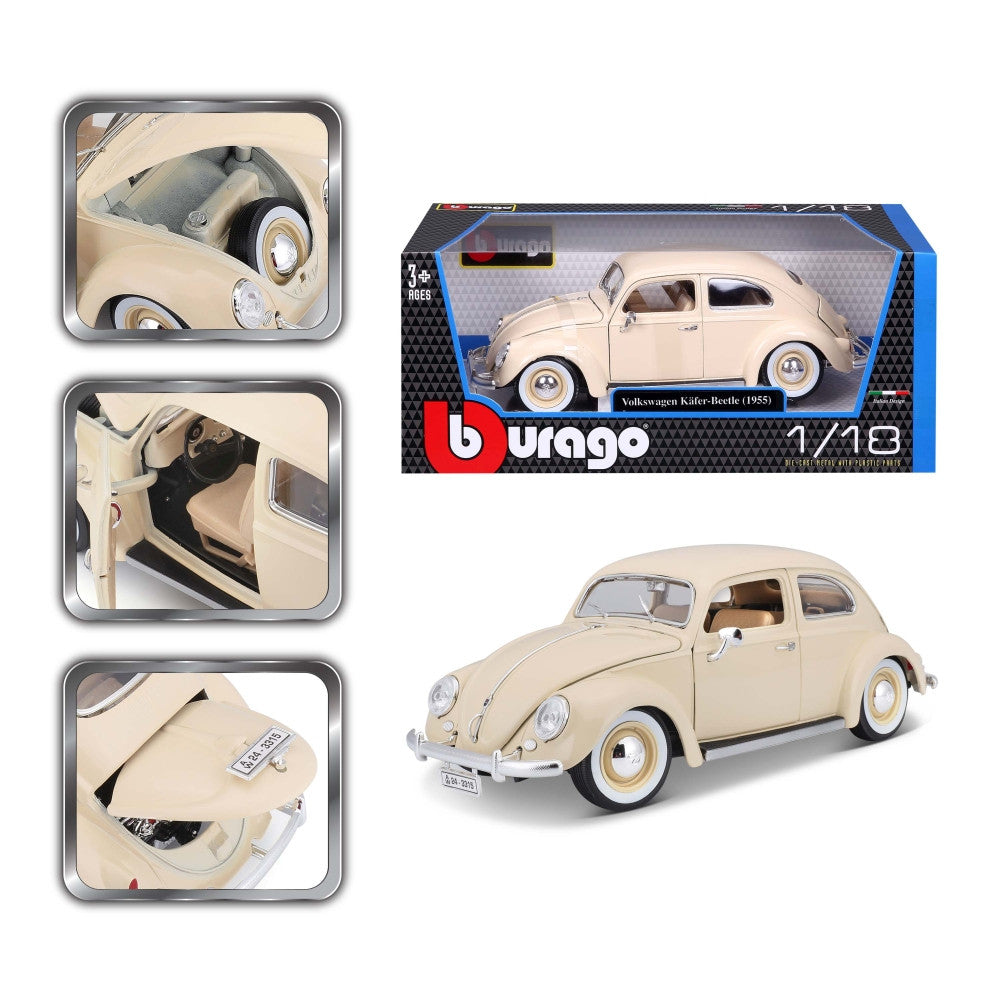 VW Beetle 1955 1/18 Bburago Bur18-12029