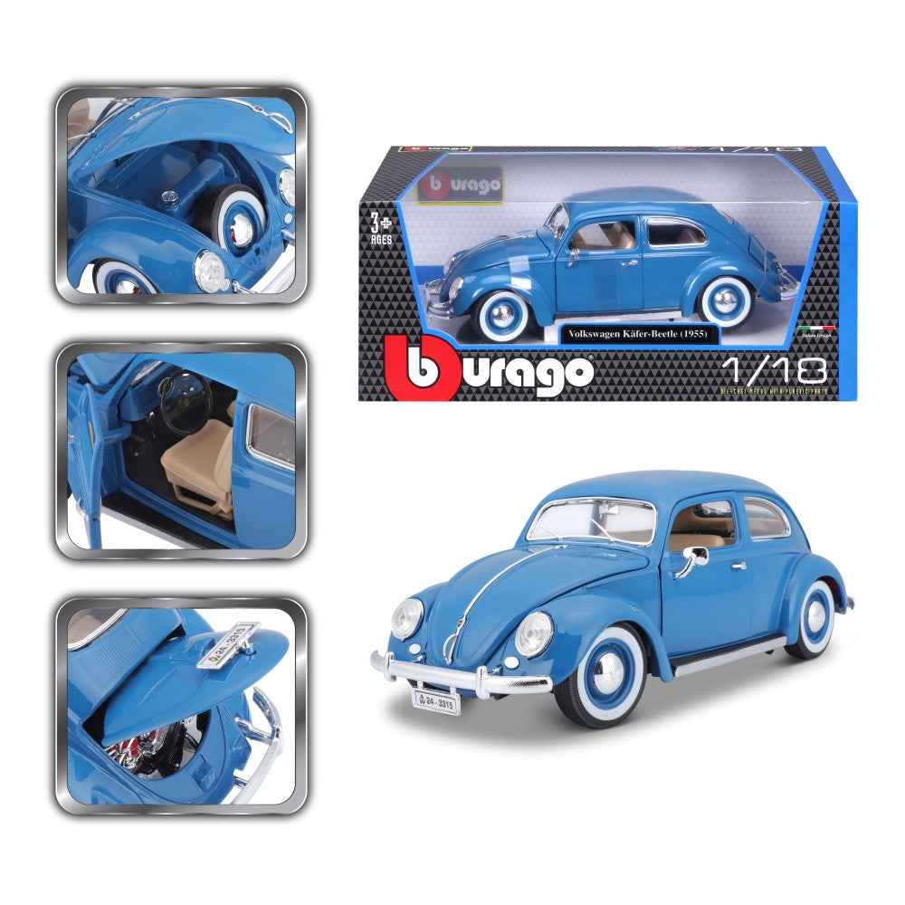 VW Beetle 1955 1/18 Bburago Bur18-12029