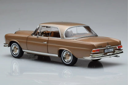 MERCEDES-BENZ 250 SE COUPE GOLD METALLIC 1969 1/18 Scale NOREV MTDNOR183759