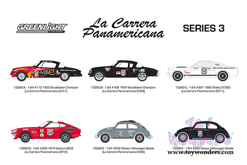 LA Carrera Panamerica Series 3 6 off - 1/64 Scale - Greenlight - GR13280/48
