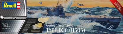 Type IXC Submarine "Platinum Edition" - 1/72 Scale - Revell - REV05180