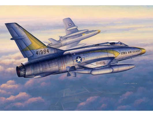 F-100C Super Sabre - 1/48 Scale - Trumpeter - TRU02838