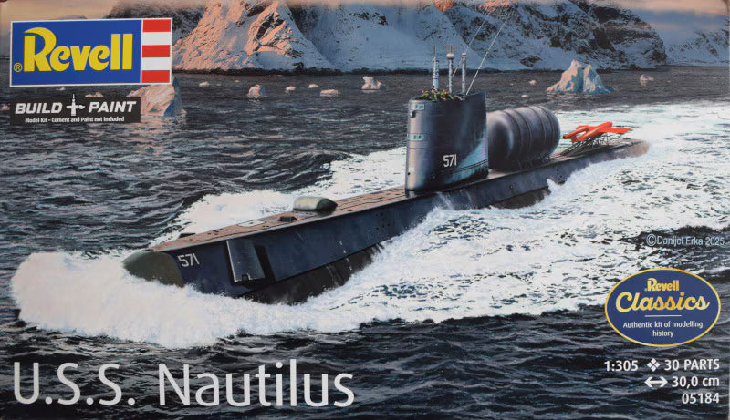 USS Nautilus - 1/305 Scale - Revell - REV05184