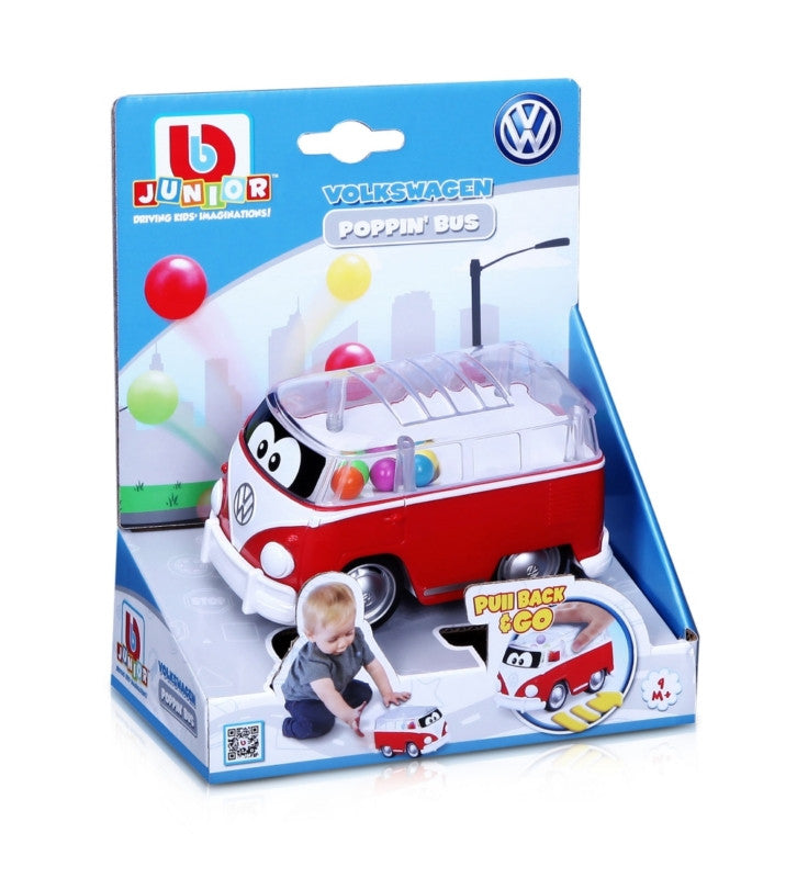 Poppin' Bus - VW Samba Bus (2 Asst) Bb Junior Bur16-85109