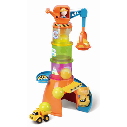 Stacking Crane w/Volvo Dump Truck Bb Junior Bur16-88605