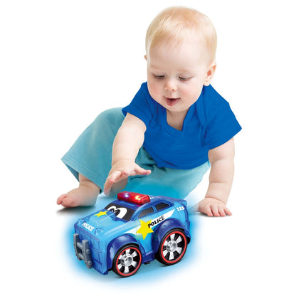Push & Glow - Police Car Bb Junior Bur16-89004