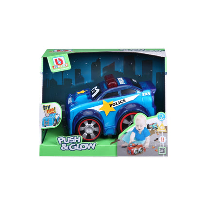 Push & Glow - Police Car Bb Junior Bur16-89004