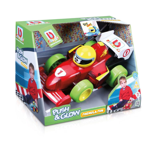 Push & Glow - Formula Fun (2 Asst) Bb Junior Bur16-89021