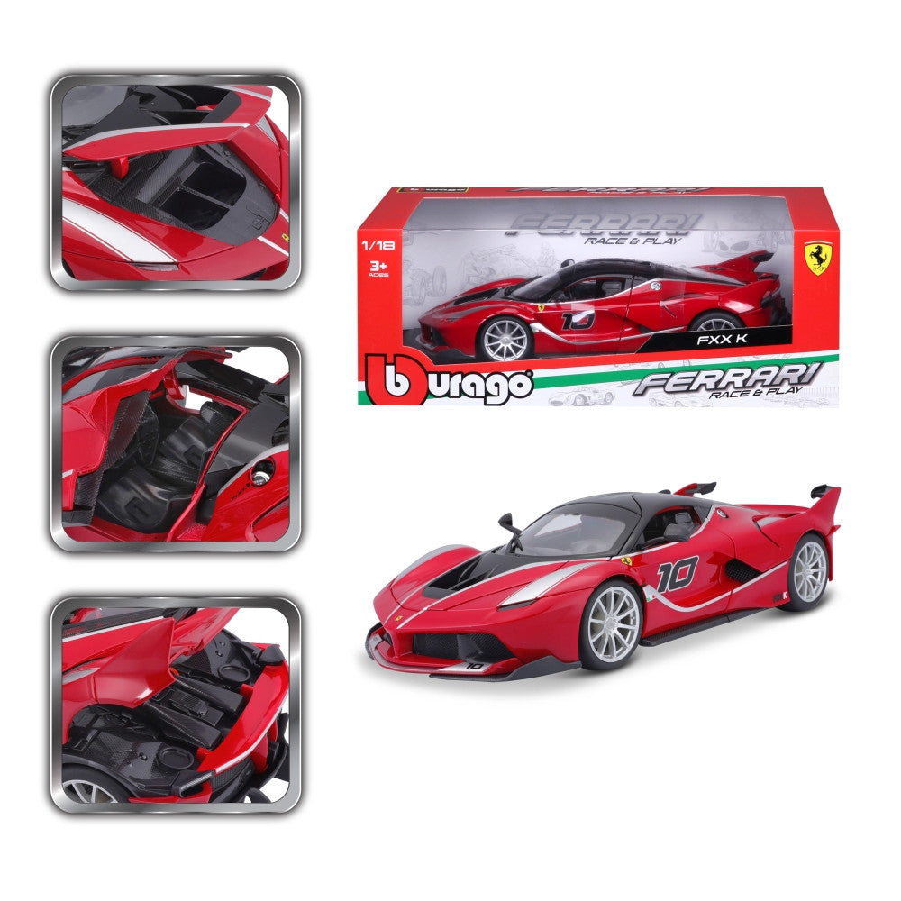 Ferrari FXX K - Red (#10) 1/18 Bburago Bur18-16010-R