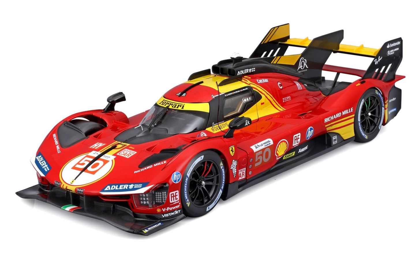 Ferrari Racing 499P LM Hypercar 2024 #50 1/18 Bburago 18-16303