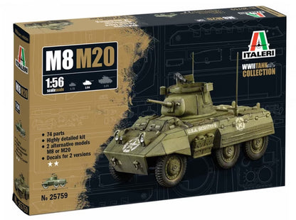 M8/M20 - 1/56 Scale - Italeri - IT25759