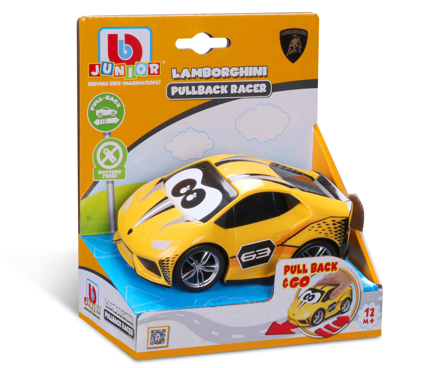 Pull Back Racer - Lamborghini Huracan Coupe Bb Junior Bur16-85142