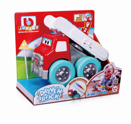 Drive 'N Rock - Fire Truck with Piano Bb Junior Bur16-89033