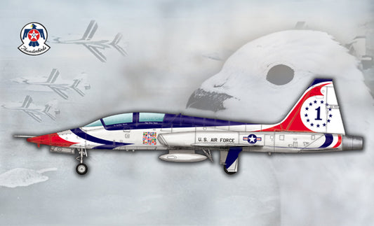 T-38A Talon Thunderbirds - 1/48 Scale - Trumpeter - TRU05809