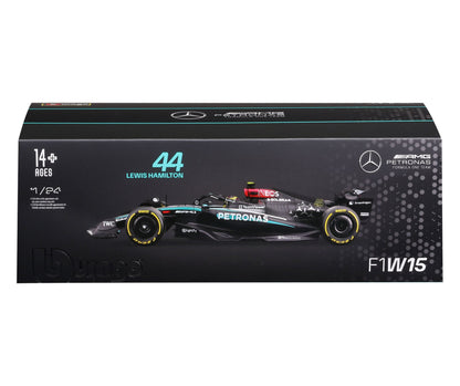 Mercedes-AMG F1 W15 2024 - #44 Hamilton - 1/24 Scale - Bburago - Bur18-28063H