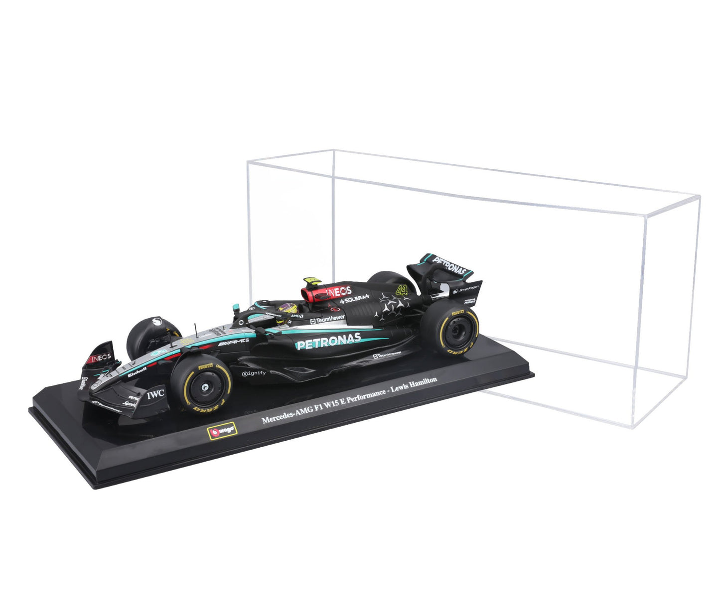 Mercedes-AMG F1 W15 2024 - #44 Hamilton - 1/24 Scale - Bburago - Bur18-28063H