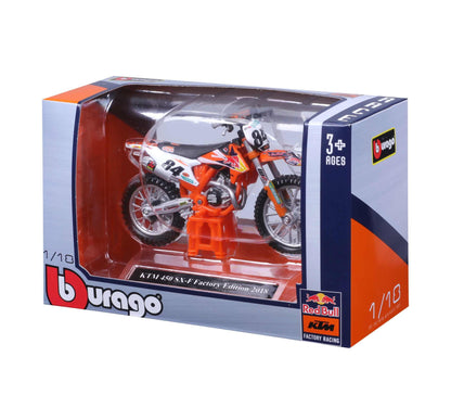 KTM 450 SX-F Factory Ed (2018) 1/18 Bburago Bur18-51081