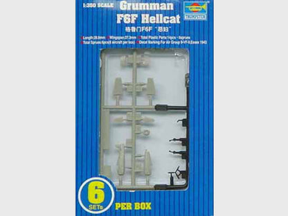F-6F Hellcat 6 in Box - 1/350 Scale - Trumpeter - TRU06210