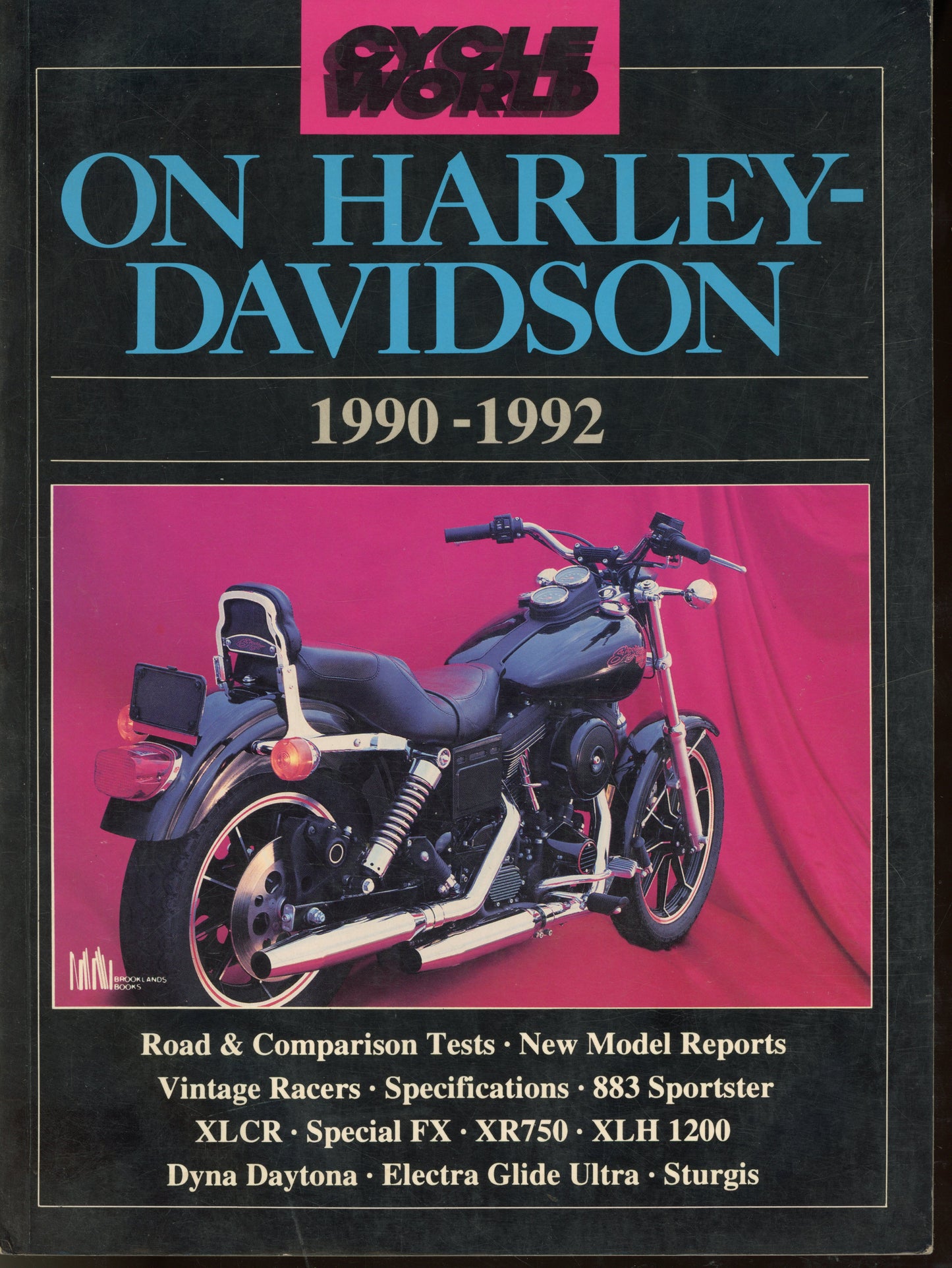 Cycle World on Harley Davidson 1990-1992 - Brooklands Books 1855202085