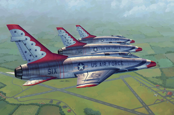 F-100D Thunderbirds Livery - 1/48 Scale - Trumpeter - TRU02822