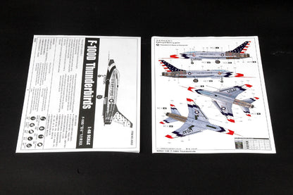 F-100D Thunderbirds Livery - 1/48 Scale - Trumpeter - TRU02822