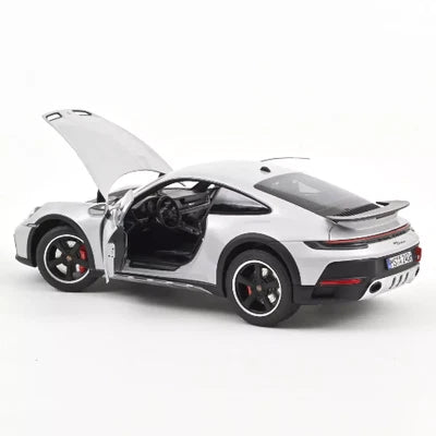Porsche 911 Dakar Adjust Suspension Ice Grey Met 2023 - 1/18 Scale - Norev - MTDNOR187242