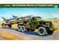 SAM-2 Guideline Missile on Transport trailer - 1/35 Scale - Trumpeter - TRU00204