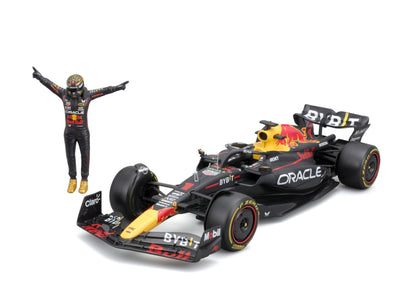 Red Bull F1 RB19 2023 (w/Driver)  #1 M.Verstappen 1/24 Bburago Bur18-28036