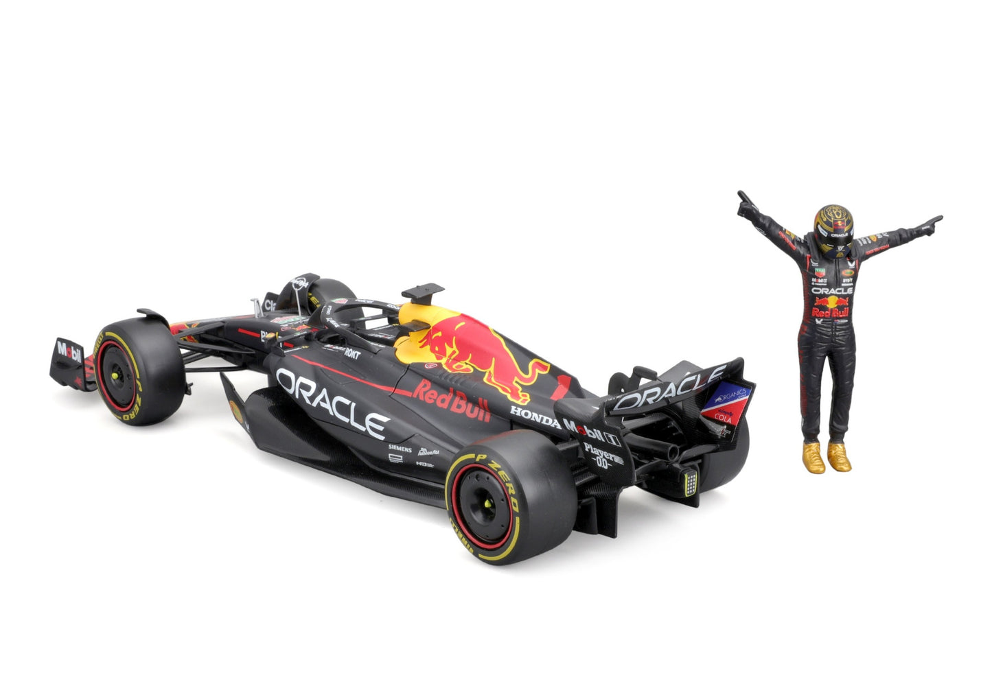 Red Bull F1 RB19 2023 (w/Driver)  #1 M.Verstappen 1/24 Bburago Bur18-28036