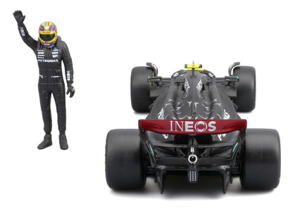 Mercedes AMG F1 W14 2023 (w/driver) #44 L.Hamilton 1/24 Bburago Bur18-28037