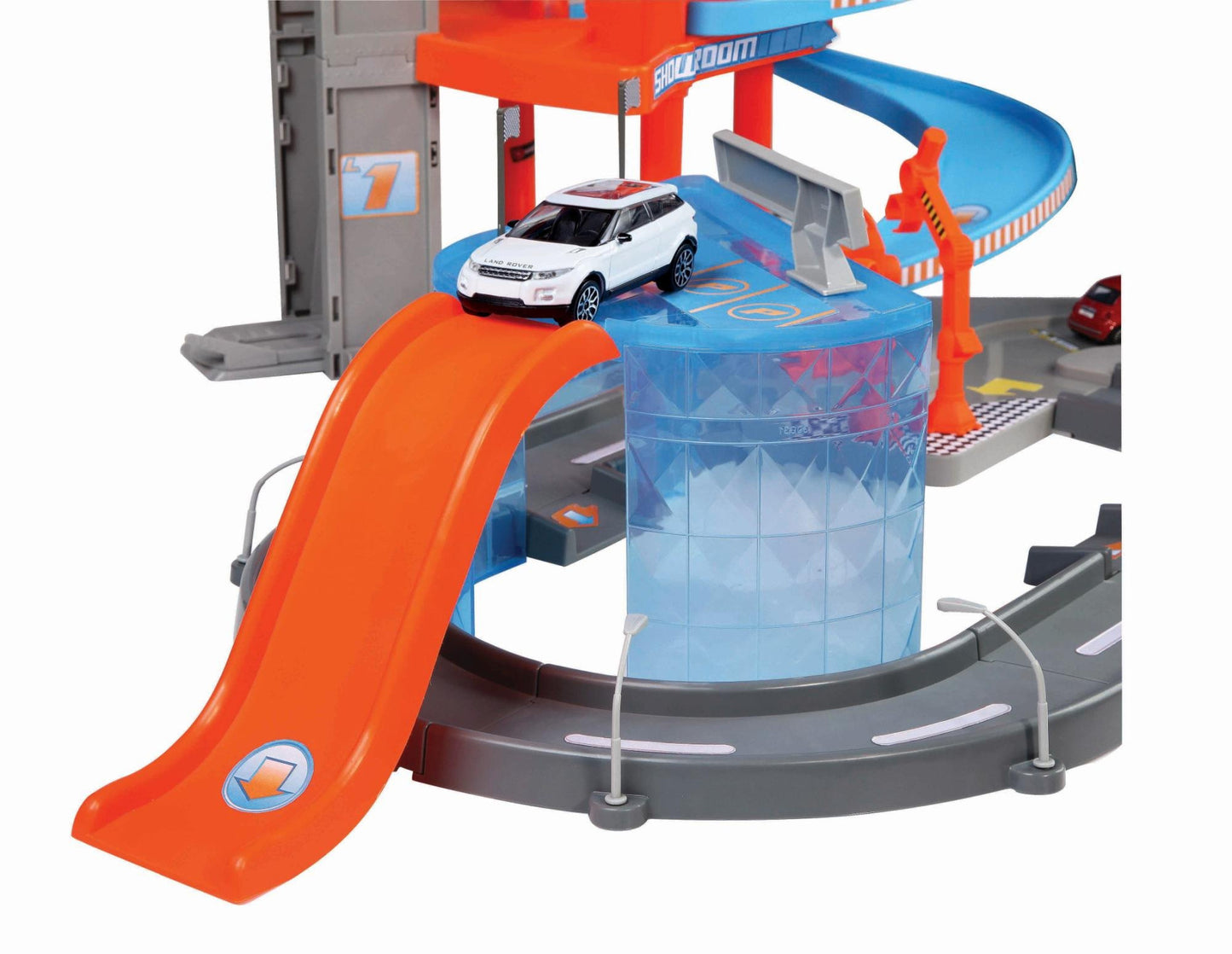 Mega Dealer Showroom w/2 Cars 1/43 Bburago Bur18-30031