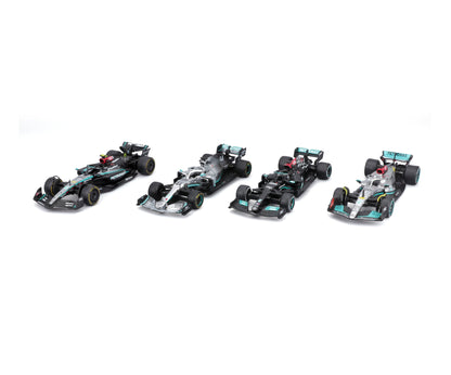 Mercedes-AMG F1 4-Pack (#44 L.Hamilton) 1/43 Bburago 18-38093