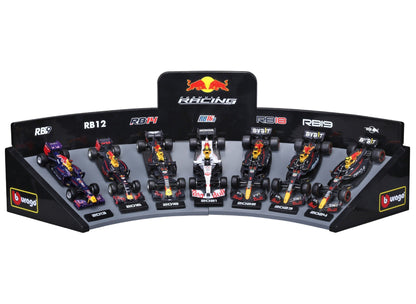 Red Bull F1 Deluxe Gift Box (7cars + Stand) 1/43 Bburago 18-38168