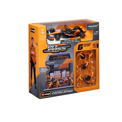 McLaren F1 MCL38 2024 Pit Pass #4 Norris 1/43 Bburago Bur18-38451-4