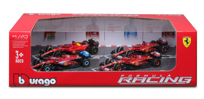 Ferrari F1 4-Pck (#16 C. Leclerc - 1/43 Scale - Bburago - BUR18-36848
