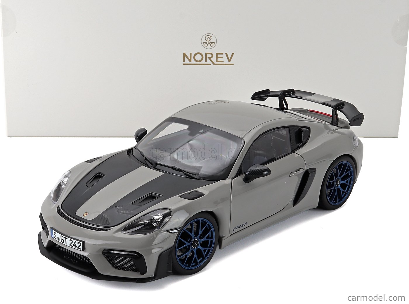 Porsche Cayman GT4 RS W/Weissach Pack Chalk 2023 - 1/18 Scale - Norev - MTDNOR187253