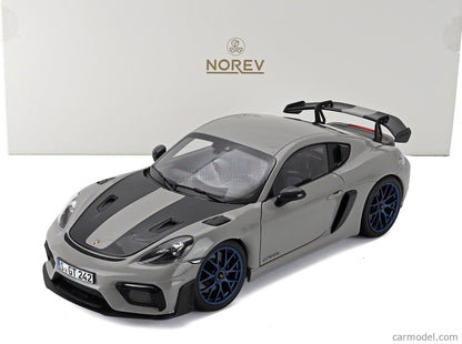 Porsche Cayman GT4 RS W/Weissach Pack Chalk 2023 - 1/18 Scale - Norev - MTDNOR187253