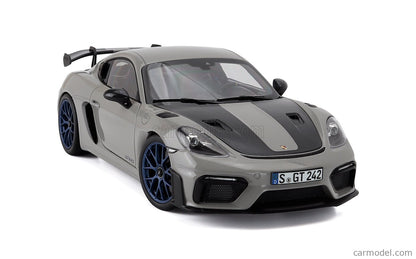 Porsche Cayman GT4 RS W/Weissach Pack Chalk 2023 - 1/18 Scale - Norev - MTDNOR187253