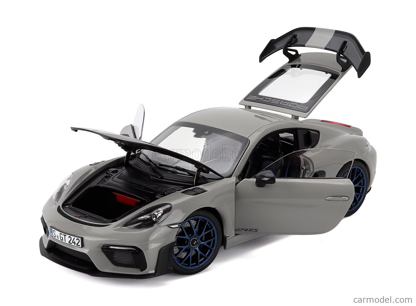 Porsche Cayman GT4 RS W/Weissach Pack Chalk 2023 - 1/18 Scale - Norev - MTDNOR187253