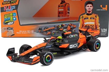 R/C F1 McLaren MCL38 2024 2.4GHz (USB) - 1/24 Scale - Maisto - MAI82359